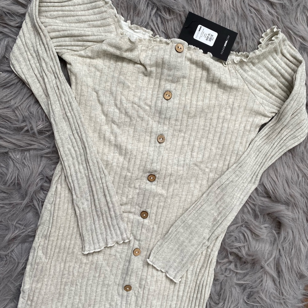 Shein off the shoulder mini dress - Picture 3 of 5